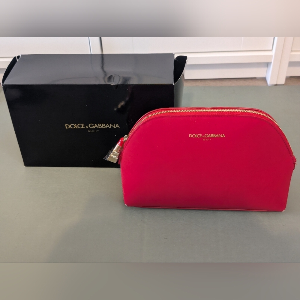 Dolce & Gabbana Red Women's Cosmetic Bag